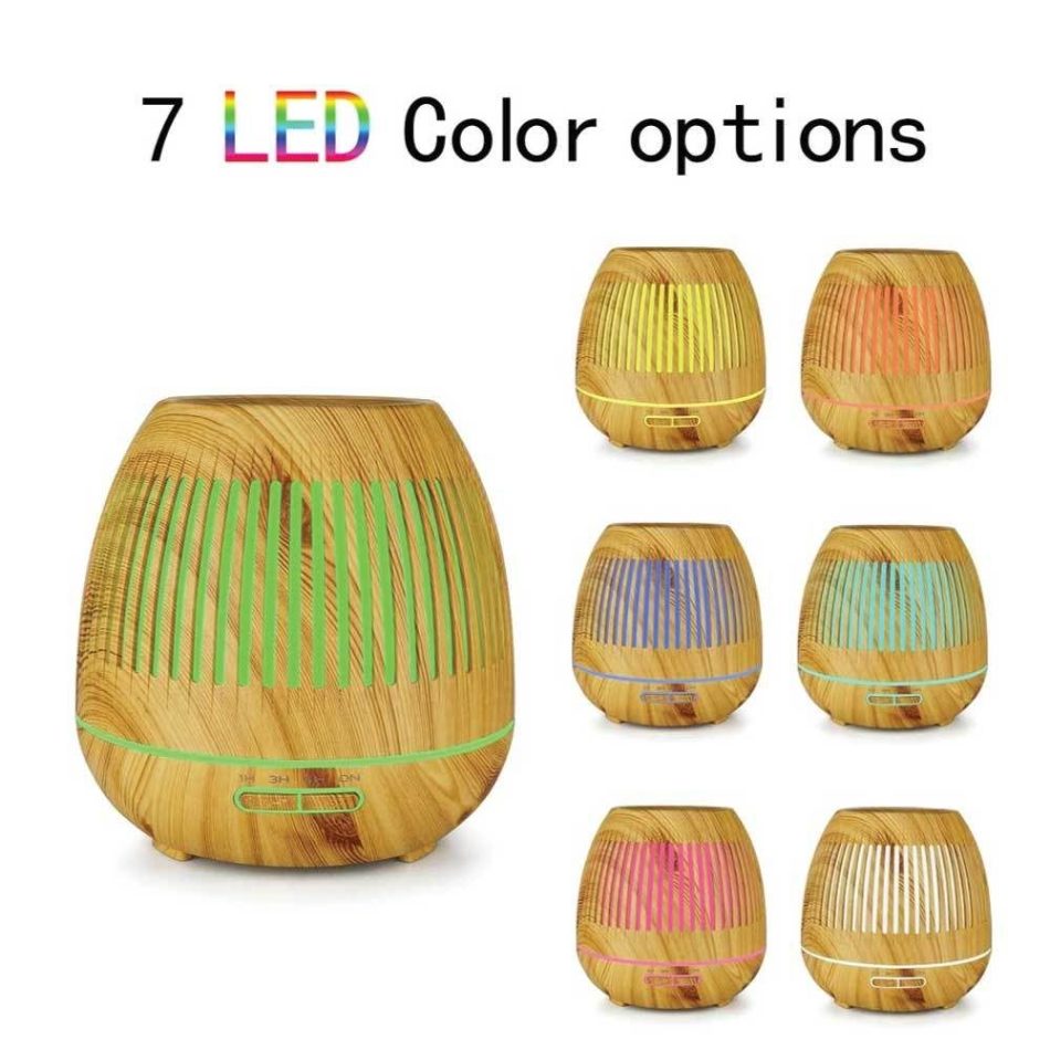 Essential Oil Aroma Diffuser and Remote - 300ml Hollow Ultrasonic Air Humidifier - Image 6