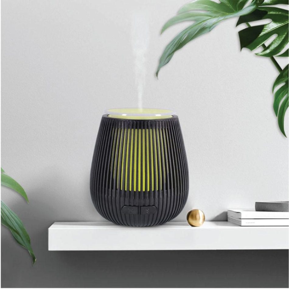 Essential Oil Aroma Diffuser USB - 100ml Black Portable Ultrasonic Car Humidifier - Image 2
