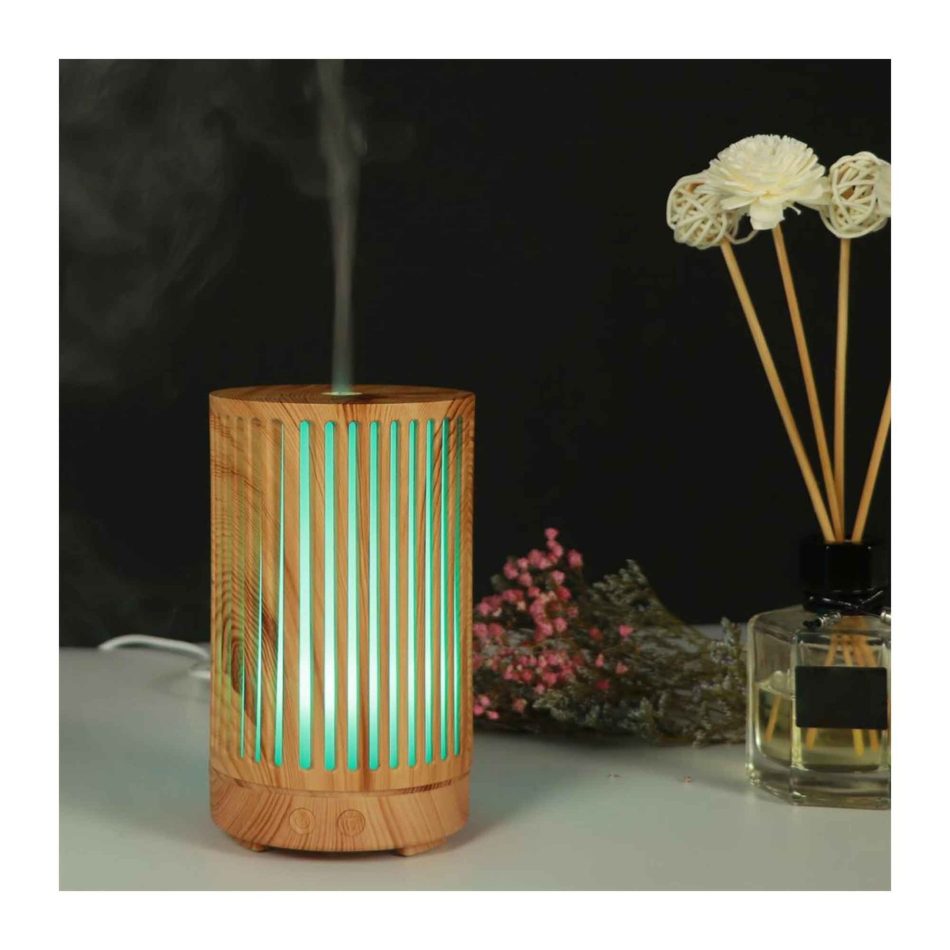 Essential Oil Aroma Diffuser - 200ml Remote Cylinder Aromatherapy Air Humidifier - Image 9