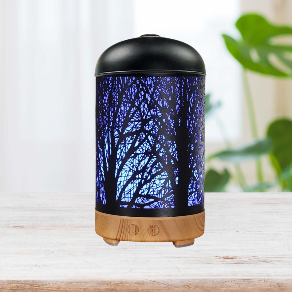 Essential Oil Aroma and Remote Diffuser - 100ml Metal Art Air Mist Humidifier - Image 7