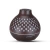 Essential Oil Aroma Diffuser and Remote - 400ml Hollowed Wood Mist Humidifier - Image 2