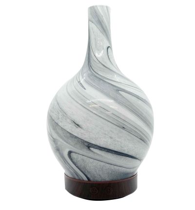 Essential Oil Aroma Diffuser - 100ml Glass Marble Aromatherapy Mist Humidifier