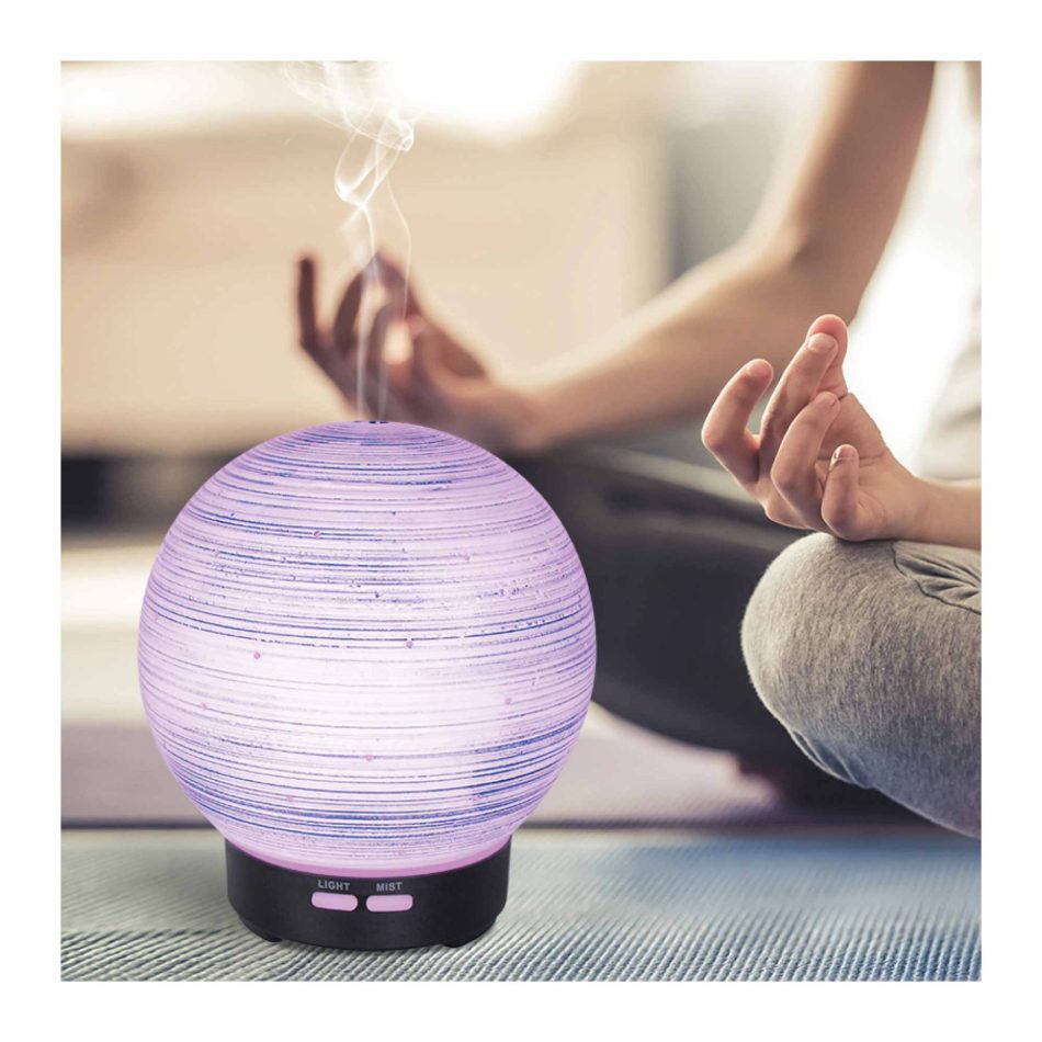 Essential Oil Aroma Diffuser - 100ml Ball Aromatherapy Ultrasonic Humidifier - Image 3