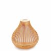 Essential Oil Aroma Diffuser and Remote - 500ml Flat Top Wood Mist Humidifier - Image 5
