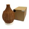 Essential Oil Aroma Diffuser and Remote - 100ml Rattan Woven Mist Humidifier - Image 2