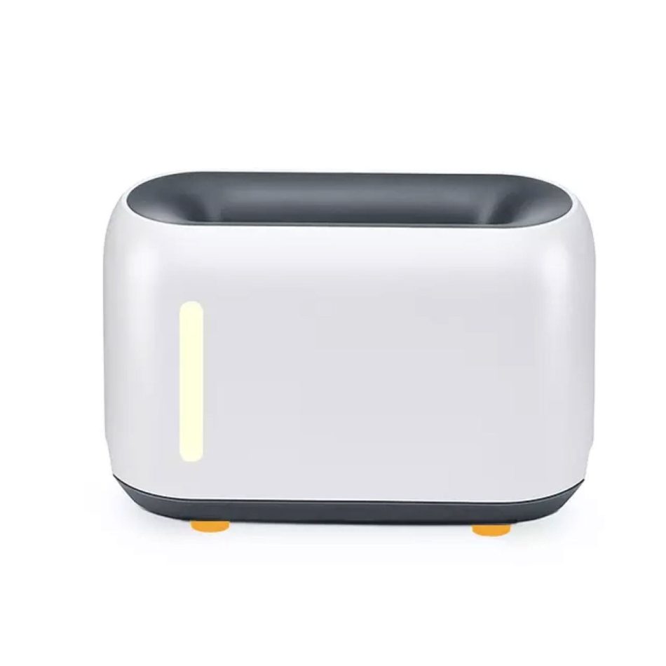 Essential Oil Aroma Diffuser and Remote - White 240ml Flame Fire Style Air Humidifier - Image 6