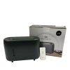 Essential Oil Aroma Diffuser and Remote - Grey 240ml Flame Fire Style Air Humidifier - Image 4