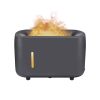 Essential Oil Aroma Diffuser and Remote - Grey 240ml Flame Fire Style Air Humidifier - Image 6