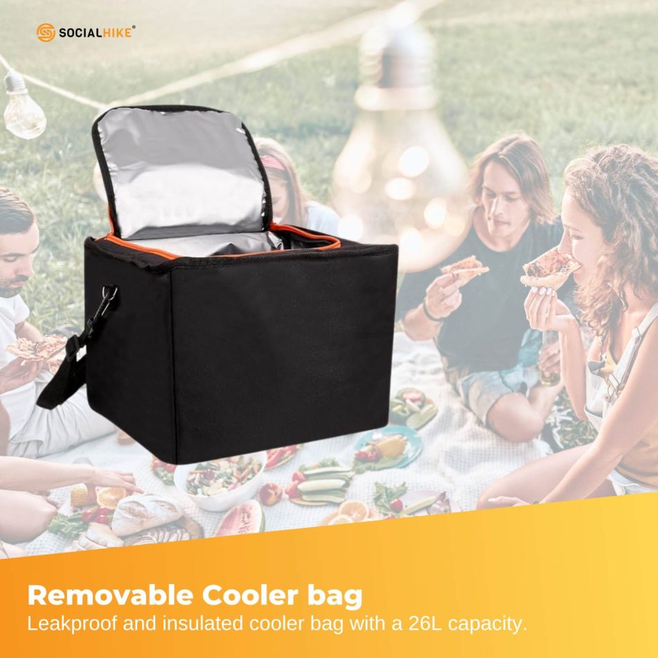 Car Boot Organiser With Cooler - Collapsible Storage Box For Trunk - Image 6