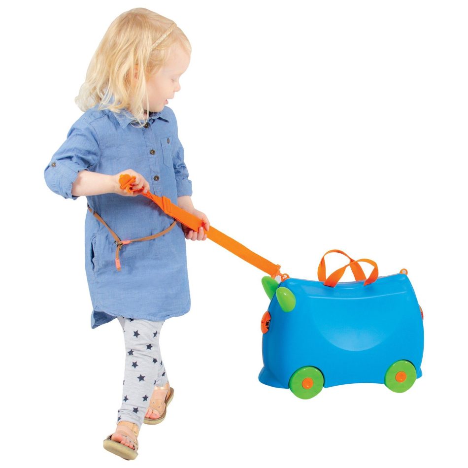 Kiddicare Bon Voyage Kids Ride On Suitcase Luggage Blue - Image 4