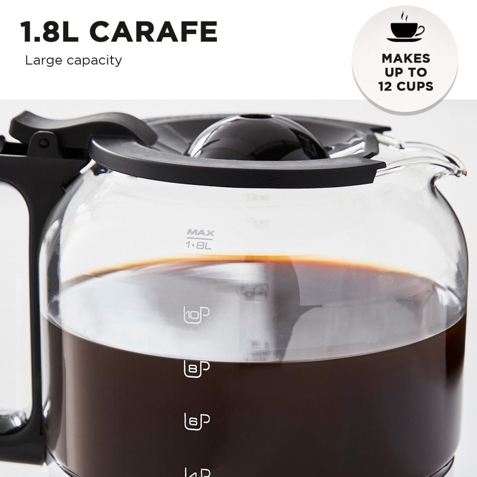 Morphy Richards Verve Filtered Coffee Maker With Timer - Black - Image 2