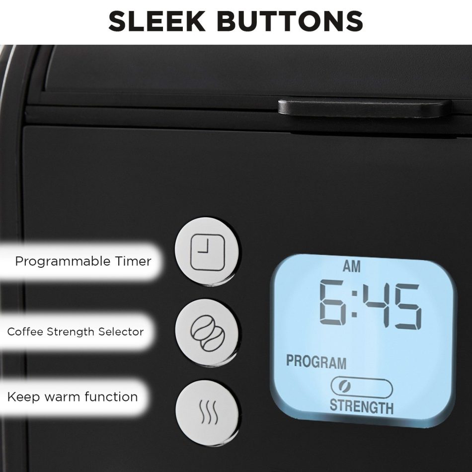 Morphy Richards Verve Filtered Coffee Maker With Timer - Black - Image 5