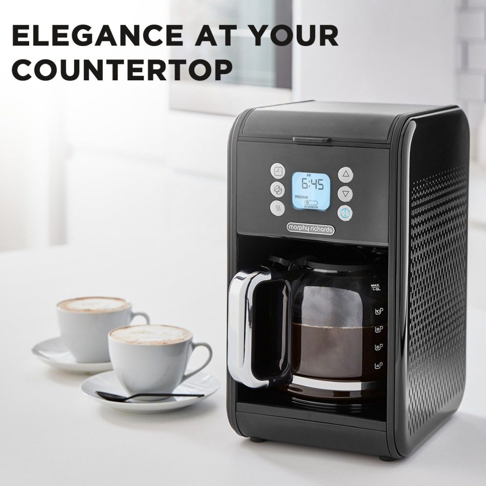 Morphy Richards Verve Filtered Coffee Maker With Timer - Black - Image 8