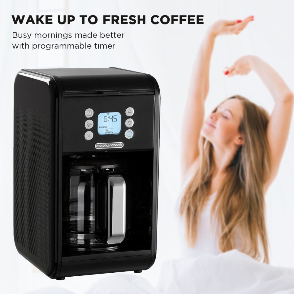 Morphy Richards Verve Filtered Coffee Maker With Timer - Black - Image 9