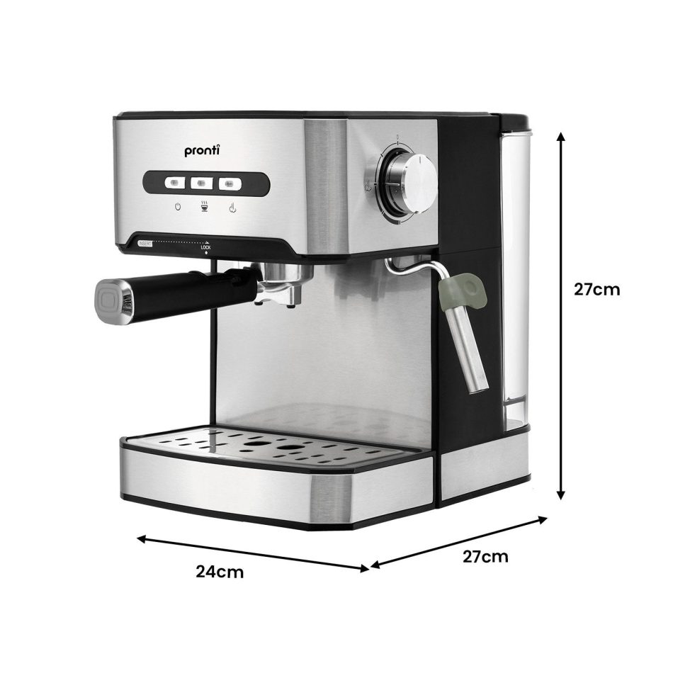 Pronti 1.6L Automatic Coffee Espresso Machine with Steam Frother - Image 10