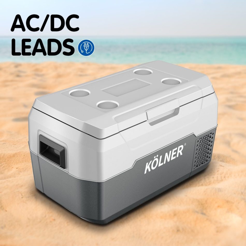 Kolner 20l Fridge Freezer Cooler 12/24/240v Camping Portable Kolner Esky Refrigerator - Grey - Image 11