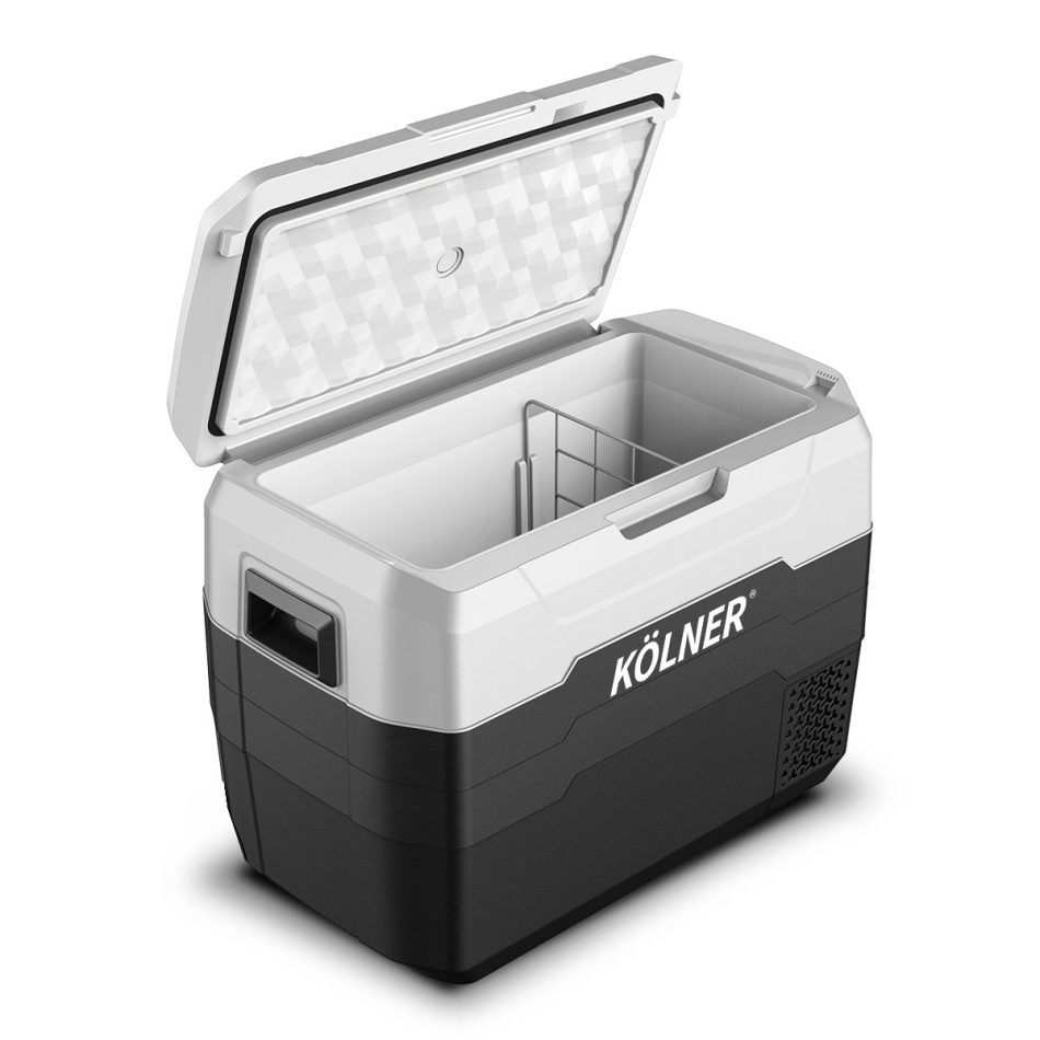 Kolner 40l Fridge Freezer Cooler 12/24/240v Camping Portable Esky Refrigerator - Black - Image 3