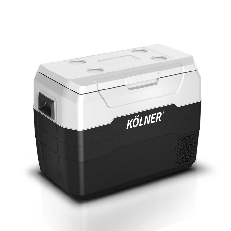 Kolner 40l Fridge Freezer Cooler 12/24/240v Camping Portable Esky Refrigerator - Black - Image 4