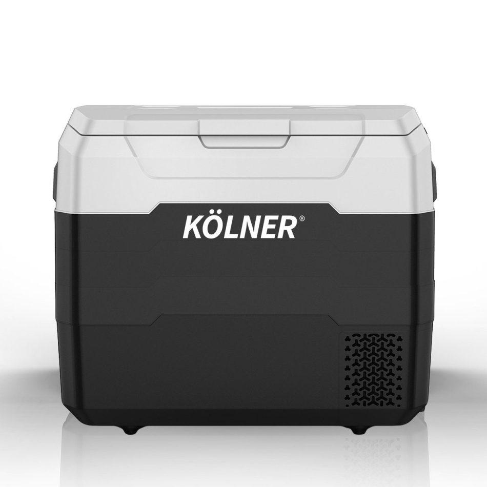 Kolner 50l Fridge Freezer Cooler 12/24/240v Camping Portable Refrigerator - Black - Image 3