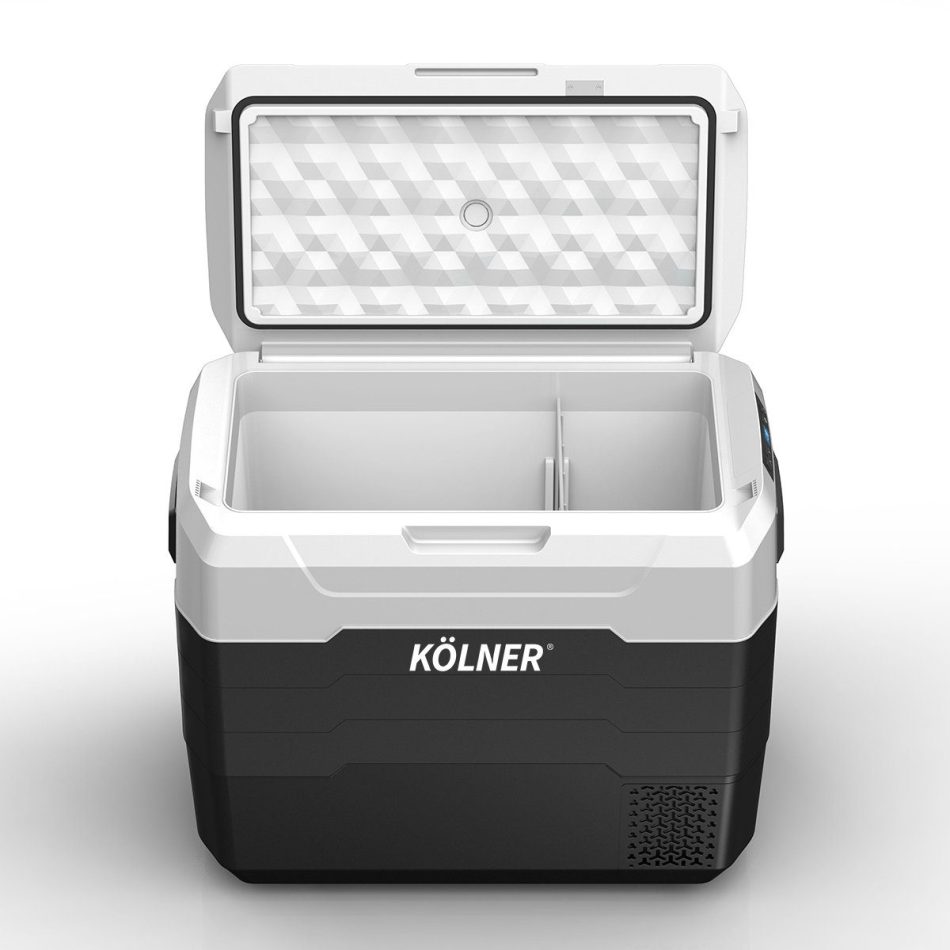 Kolner 50l Fridge Freezer Cooler 12/24/240v Camping Portable Refrigerator - Black - Image 8