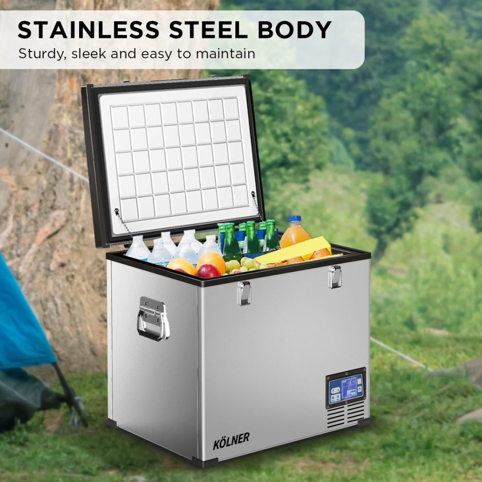Kolner 95l Portable Fridge Chest Freezer With Lcd Panel - Rv Vehicle Camping Refrigerator - Image 8