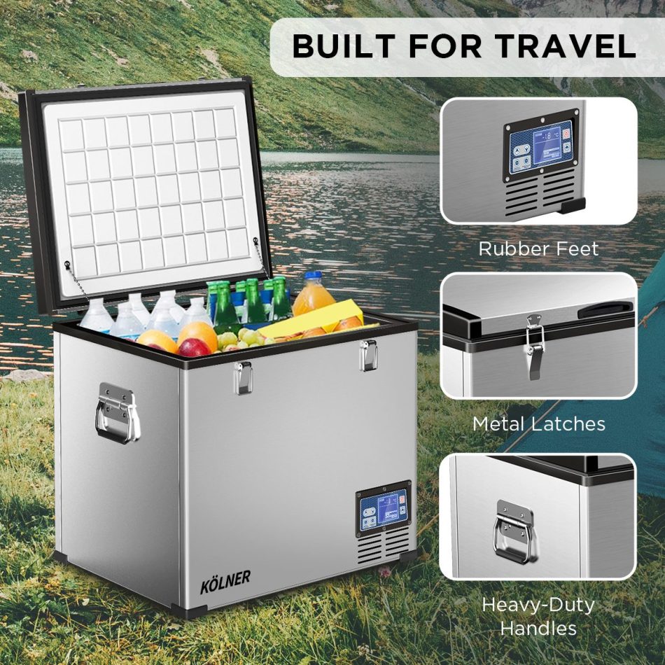 Kolner 95l Portable Fridge Chest Freezer With Lcd Panel - Rv Vehicle Camping Refrigerator - Image 10