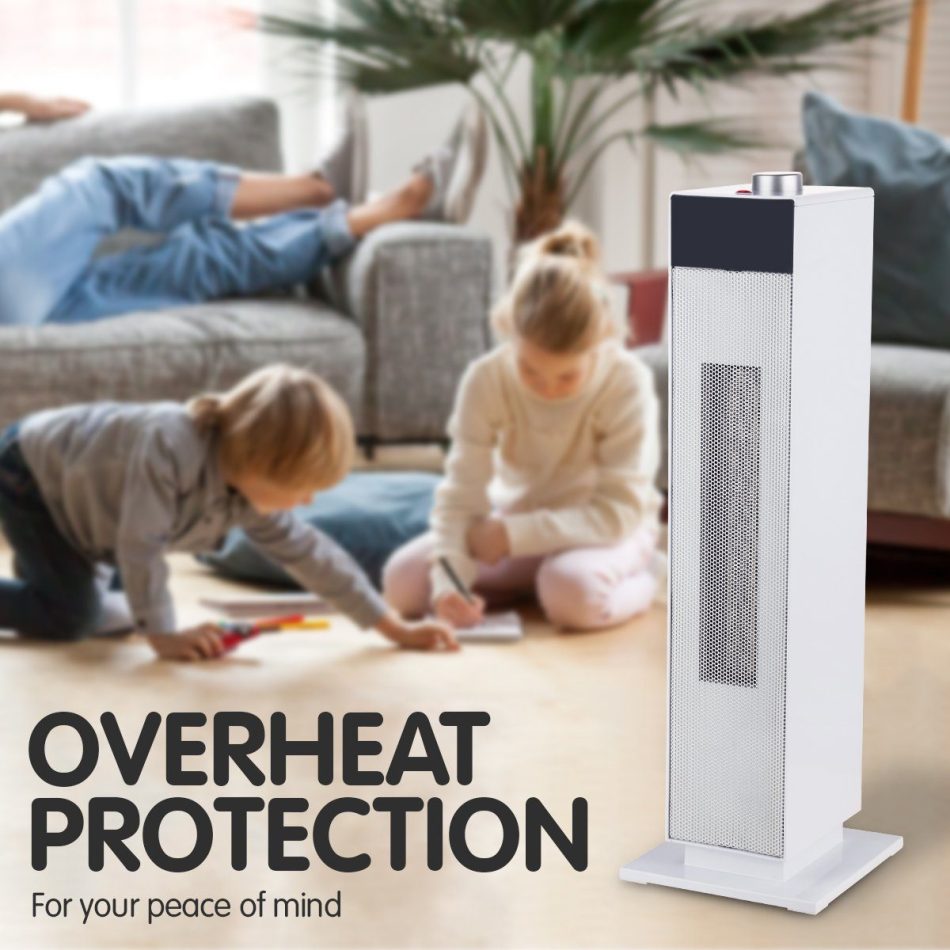 Pronti Electric Tower Heater PTC Ceramic 2000W White - Image 5
