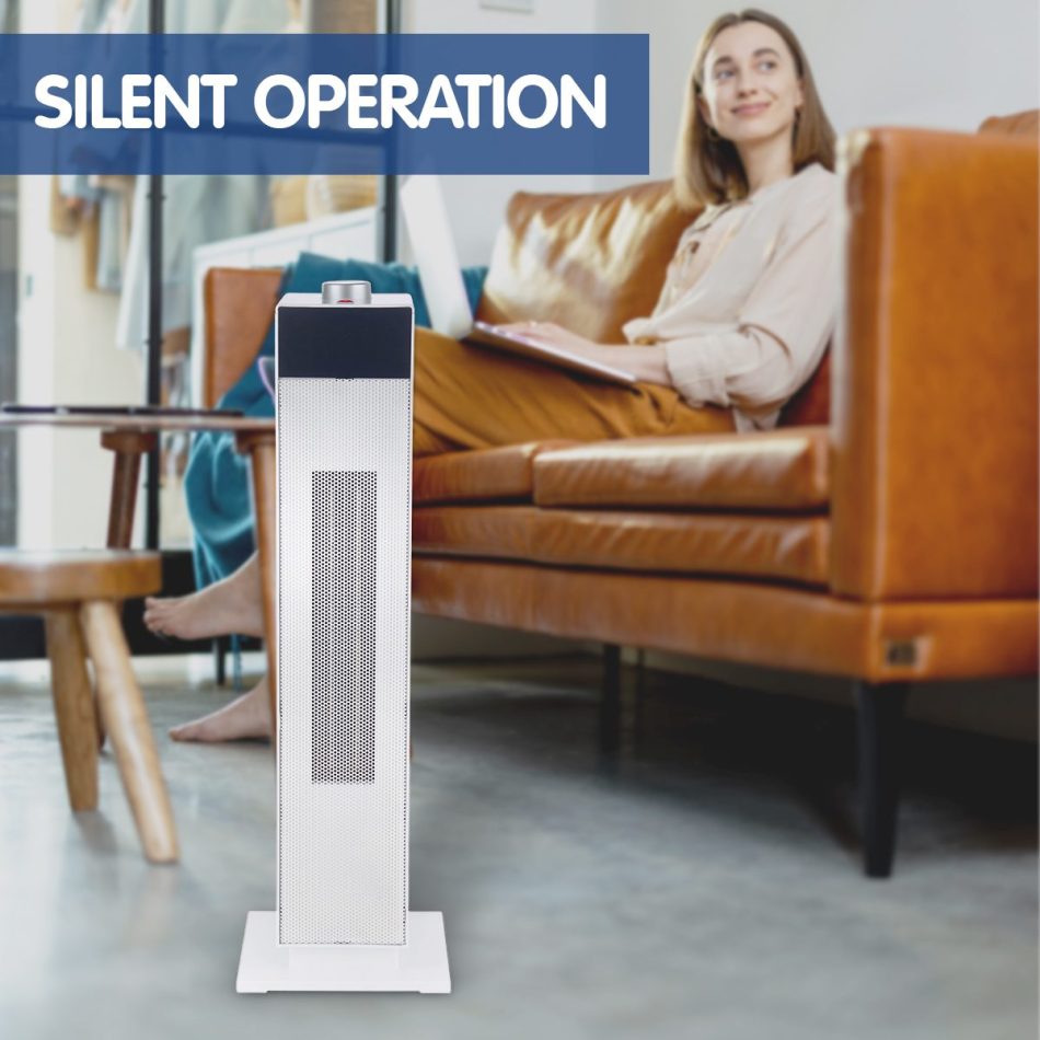 Pronti Electric Tower Heater PTC Ceramic 2000W White - Image 7
