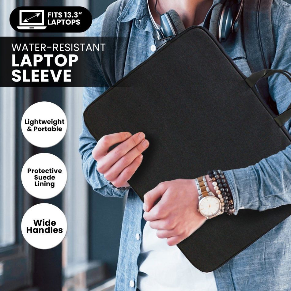 Klika Water-Resistant Laptop Sleeve Bag for 13.3” Laptops - Image 9
