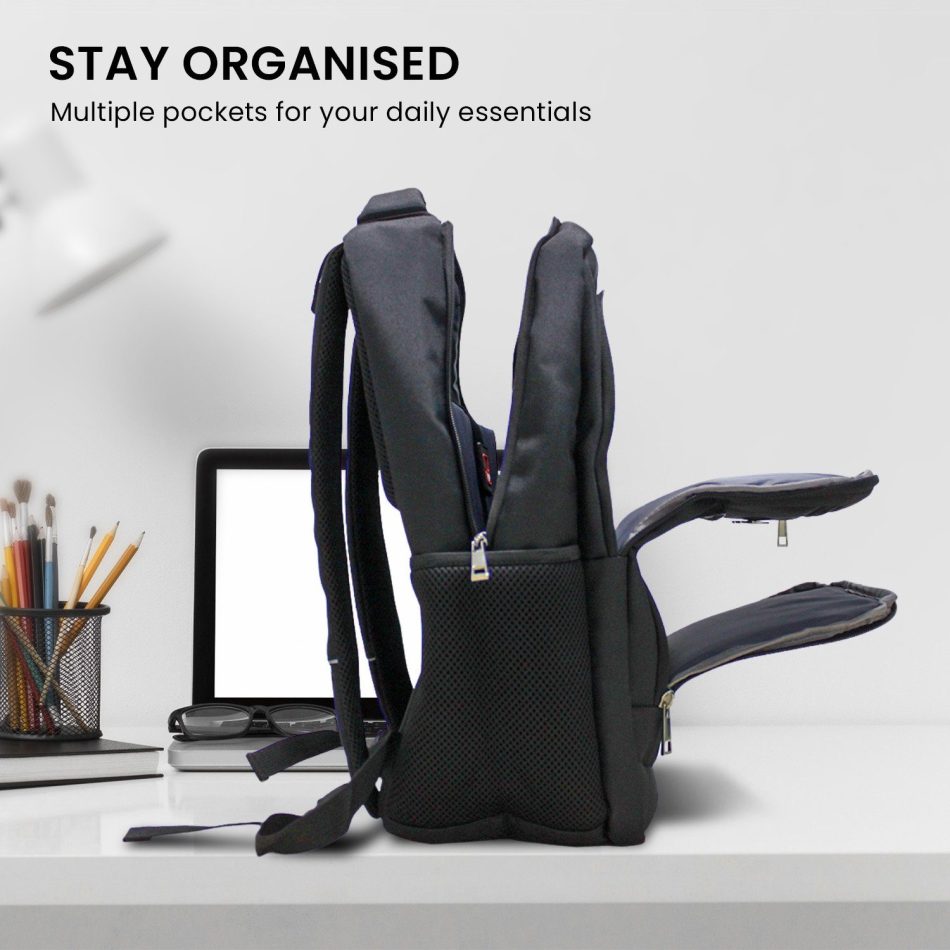 Klika Large Water-Resistant Travel Laptop Backpack - Image 7