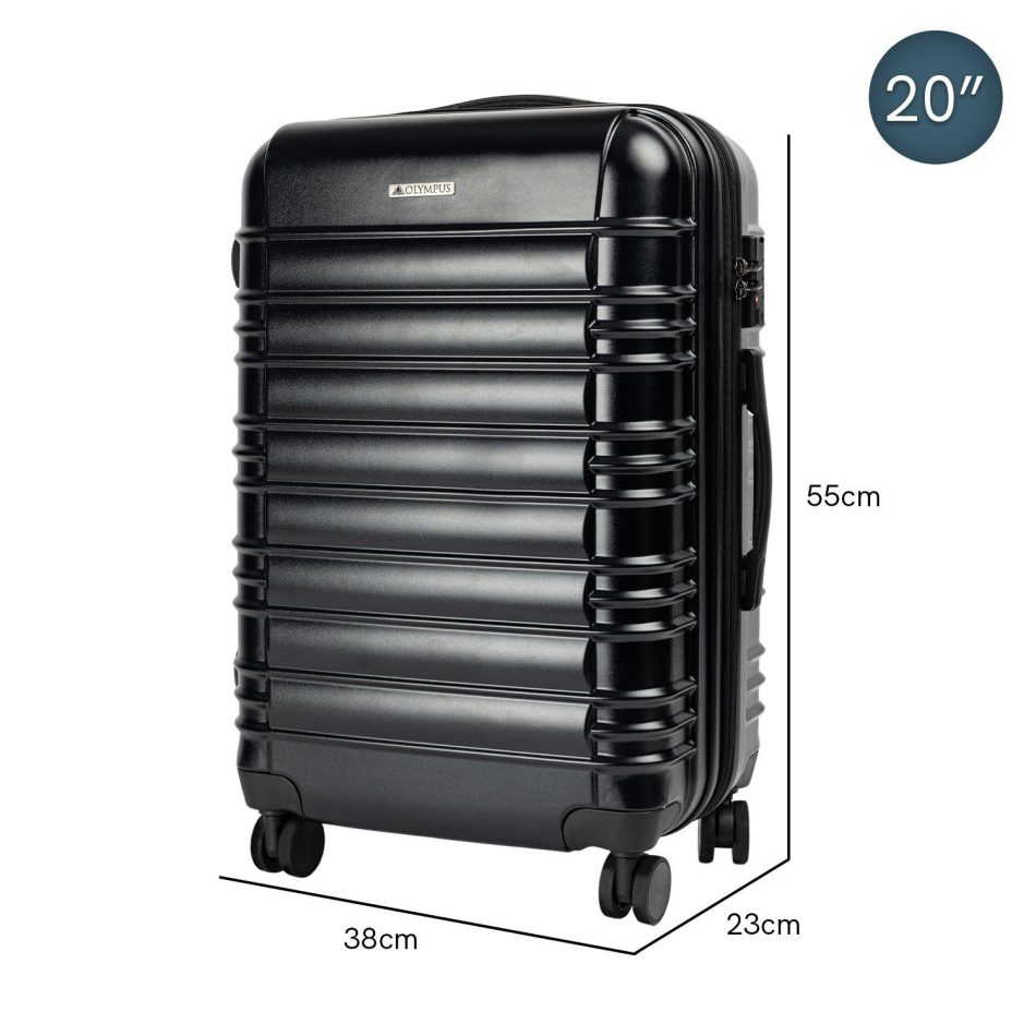 Olympus Noctis Suitcase 20in Hard Shell ABS+PC - Stygian Black - Image 2