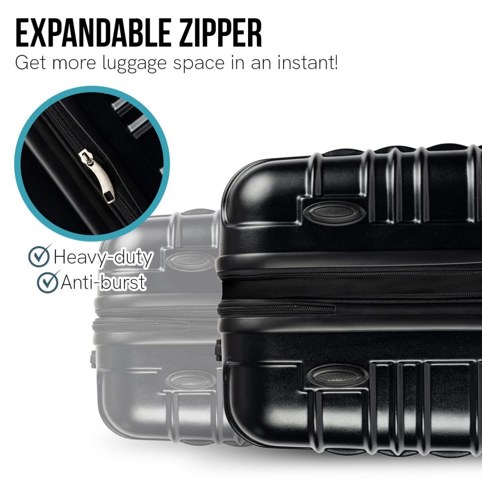 Olympus Noctis Suitcase 28in Hard Shell ABS+PC - Stygian Black - Image 8