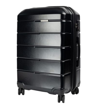 Olympus Artemis 24in Hard Shell Suitcase ABS+PC  Jet Black