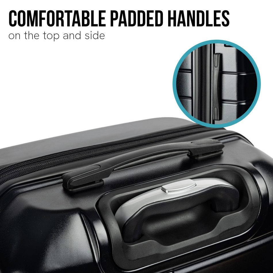 Olympus Artemis 28in Hard Shell Suitcase ABS+PC Jet Black - Image 8