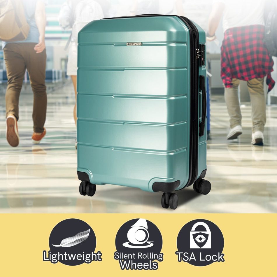 Olympus Artemis 28in Hard Shell Suitcase  ABS+PC - Electric Teal - Image 2