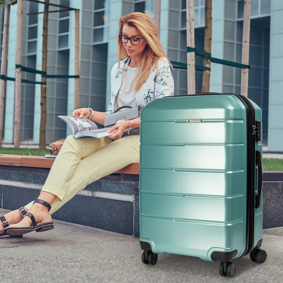 Olympus Artemis 28in Hard Shell Suitcase  ABS+PC - Electric Teal - Image 11