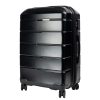 Olympus 3PC Artemis Luggage Set Hard Shell Suitcase ABS+PC  Jet Black - Image 2