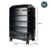 Olympus 3PC Artemis Luggage Set Hard Shell Suitcase ABS+PC  Jet Black - Image 4