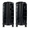 Olympus 3PC Artemis Luggage Set Hard Shell Suitcase ABS+PC  Jet Black - Image 8