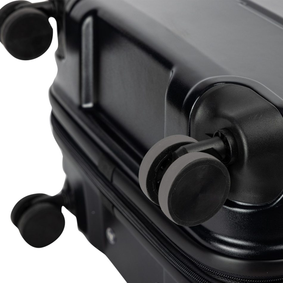 Olympus 3PC Artemis Luggage Set Hard Shell Suitcase ABS+PC  Jet Black - Image 10