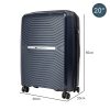 Olympus Astra 20in Lightweight Hard Shell Suitcase - Aegean Blue - Image 2