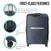 Olympus Astra 20in Lightweight Hard Shell Suitcase - Aegean Blue - Image 4