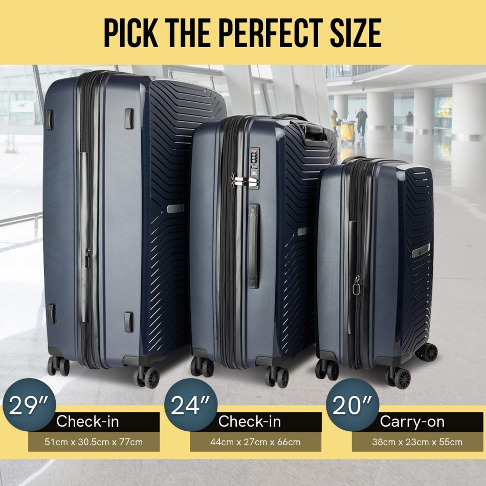 Olympus Astra 20in Lightweight Hard Shell Suitcase - Aegean Blue - Image 11
