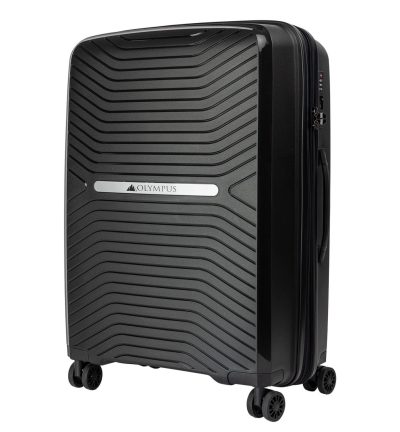 Olympus  Astra 24in Lightweight Hard Shell Suitcase - Obsidian Black