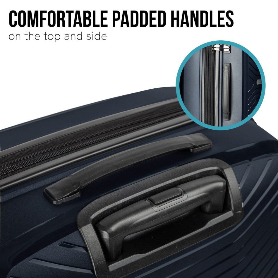 Olympus Astra 24in Lightweight Hard Shell Suitcase - Aegean Blue - Image 6