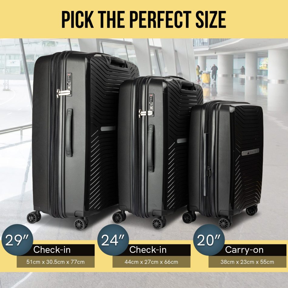 Olympus  Astra 29in Lightweight Hard Shell Suitcase - Obsidian Black - Image 11