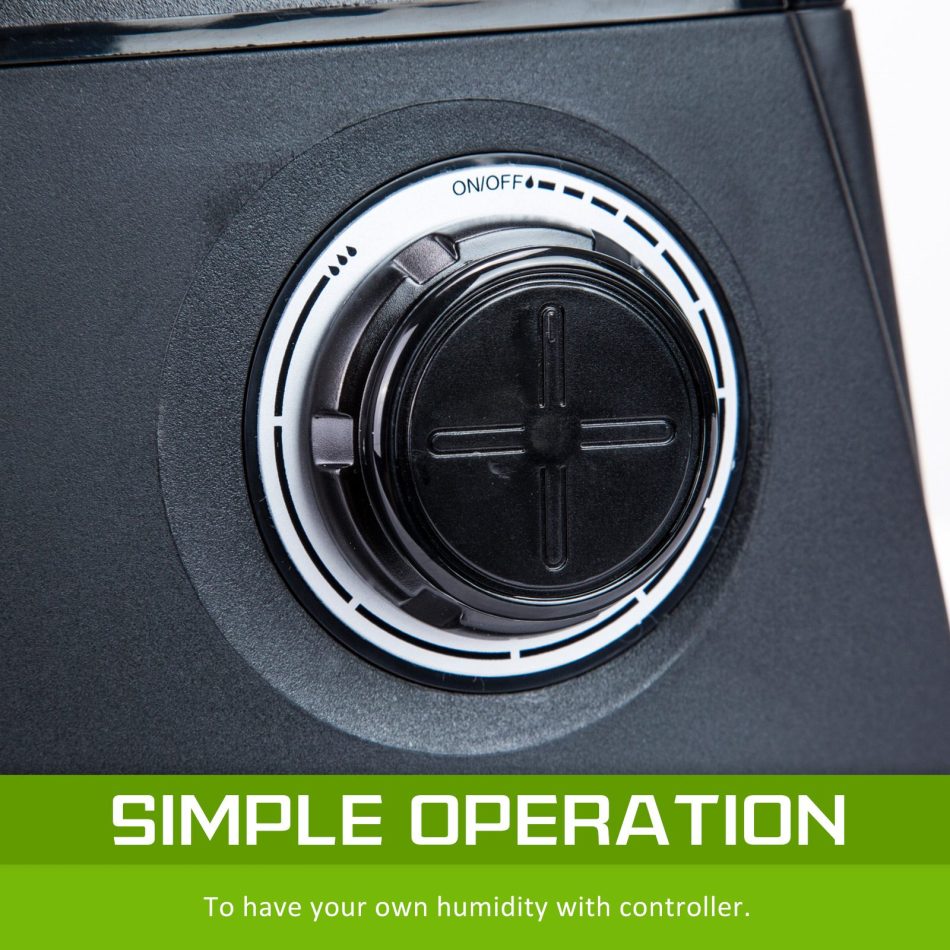 Air Humidifier Ultrasonic Cool Diffuser 6L BLACK - Image 5