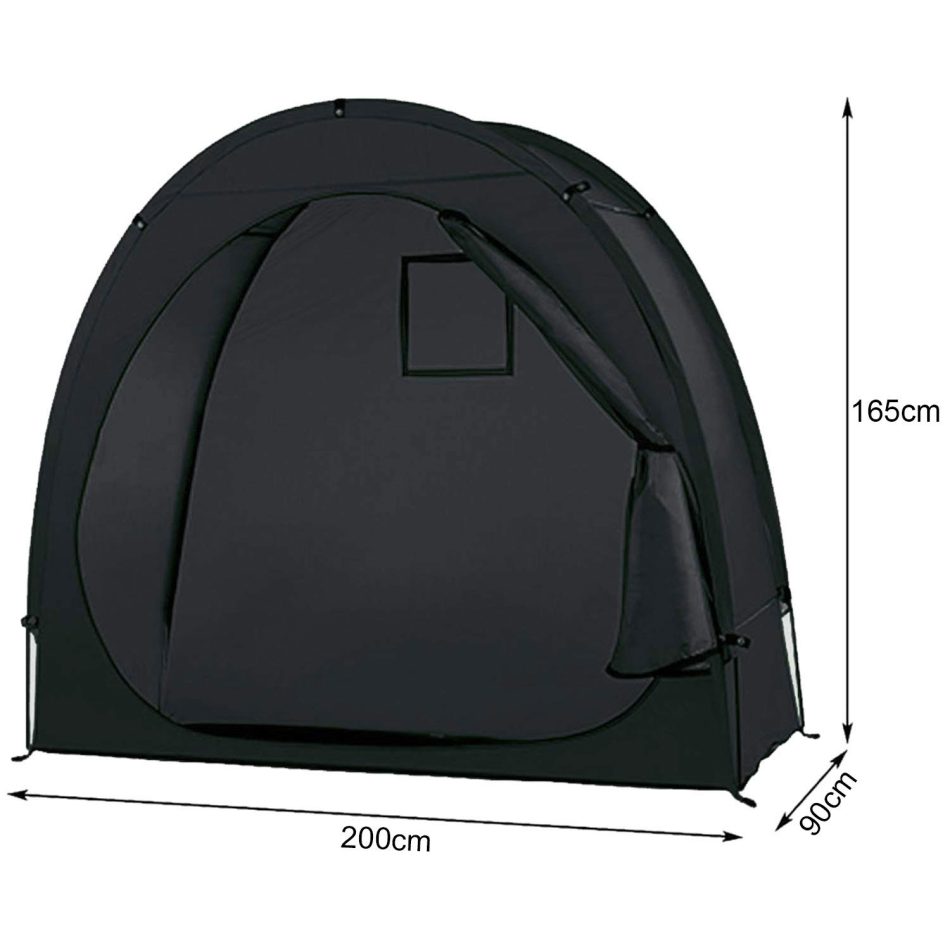 Bike Cover Storage Tent Durable Waterproof Anti-Dust Foldable Outdoor Tools Storage Shed - Image 2