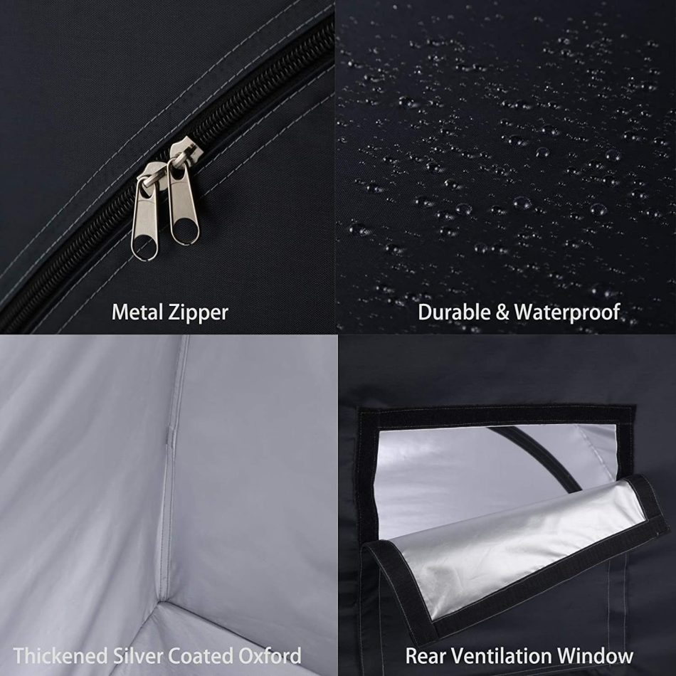 Bike Cover Storage Tent Durable Waterproof Anti-Dust Foldable Outdoor Tools Storage Shed - Image 6