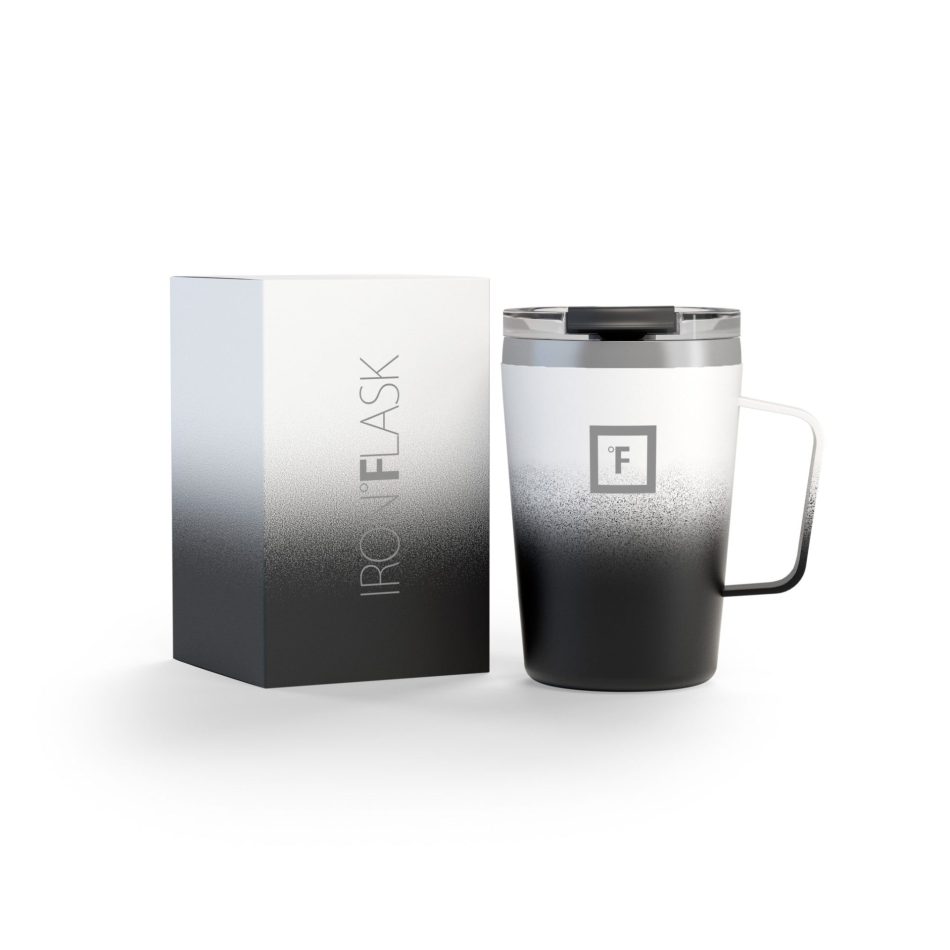 Iron Flask Grip Coffee Mug, Graphite - 12oz/350ml - Image 3